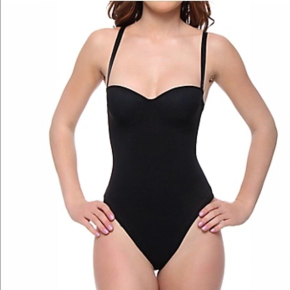 NWT Annette Convertible Strapless Bodysuit Tummy Shaper in Black - Picture 2 of 10